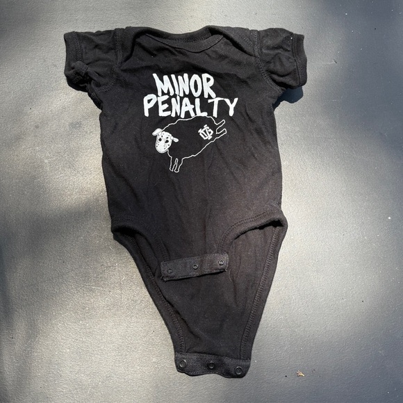 Violent Gentlemen Minor Penalty Baby Onesie One Piece Bodysuit 6 Months - Picture 1 of 2